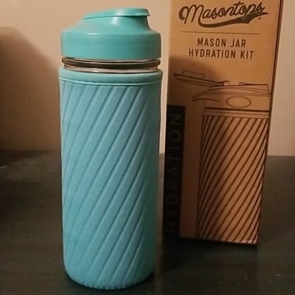 Masontops Kitchen Nwt Mason Jar Water Bottle Poshmark